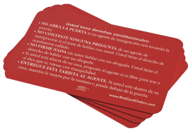 image of a stack of IRLC Red Cards