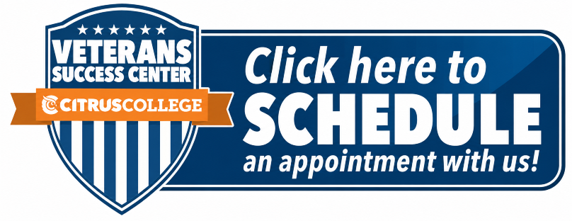 Veterans Success Center appointment scheduling button