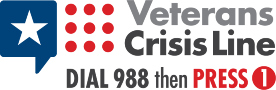 Veterans Crisis Line - Dial 988 then press 1